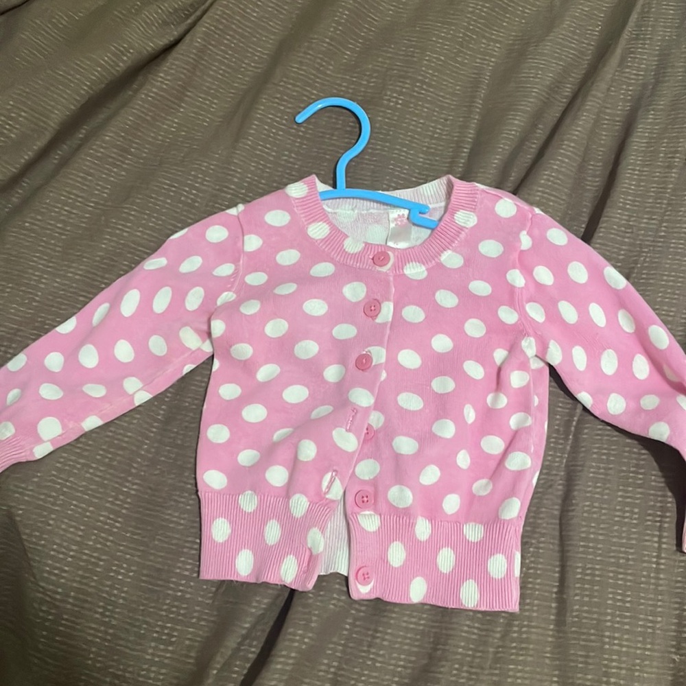 Cherokee polka dot cardigan
